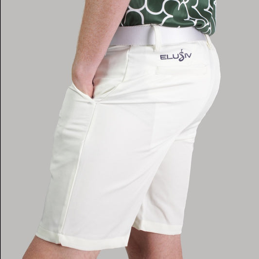 Launch Polo & Cream Performance Shorts